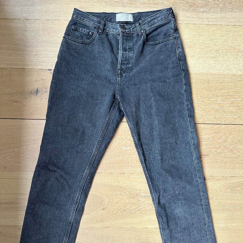 Everlane The 90's Cheeky Jean - Washed Black, size 26
